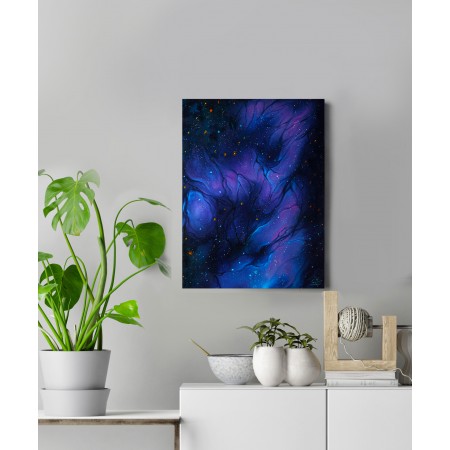 Tisk na plátně, Vesmírné Hlubiny 2, 30x40cm