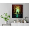 Glowing Print on Canvas, Stranger Things