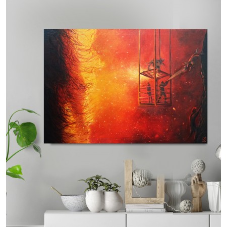 Tisk na plátně, Close the Gate, Stranger Things