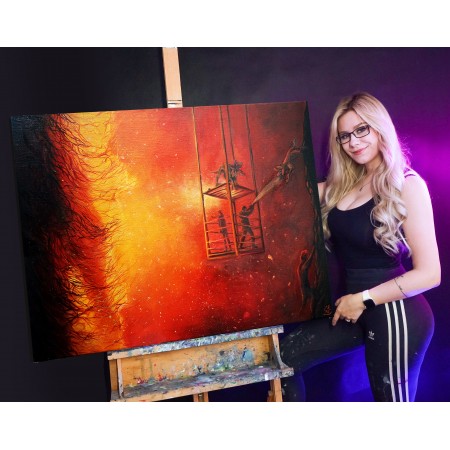 Olejomalba, Close the Gate, Stranger Things  70x100cm