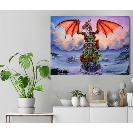 Tisk na plátně,  Alexstrasza, World of Warcraft, 30x40cm