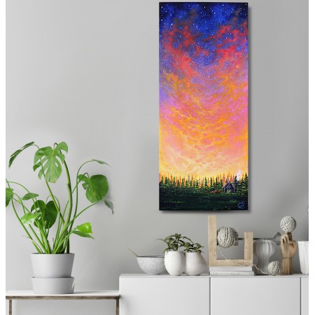 Tisk na plátně, Our Safe Space, 30x70cm