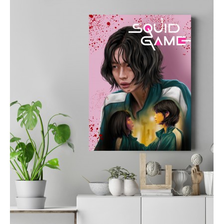 Tisk na plátně, Squid Game, 067