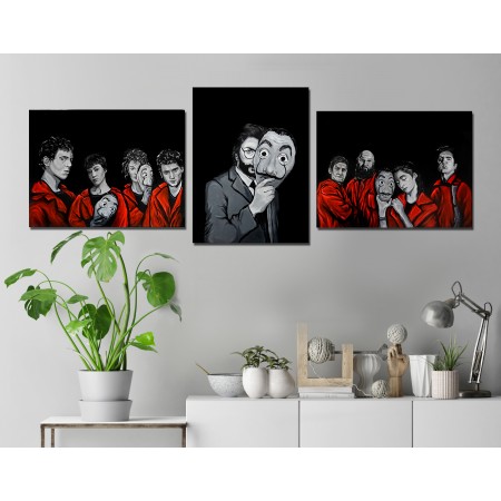 Tisk na plátně, La Casa De Papel, Money Heist