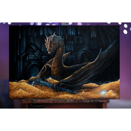 Tisk na plátně, Drak Šmak, Hobit