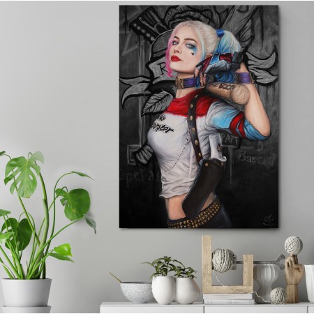 Tisk na plátně, Harley Quinn