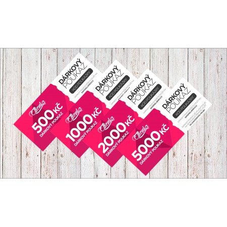 Dárkový poukaz 500 Kč