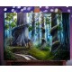 Tisk na plátně,  Lothlórien, Pán Prstenů