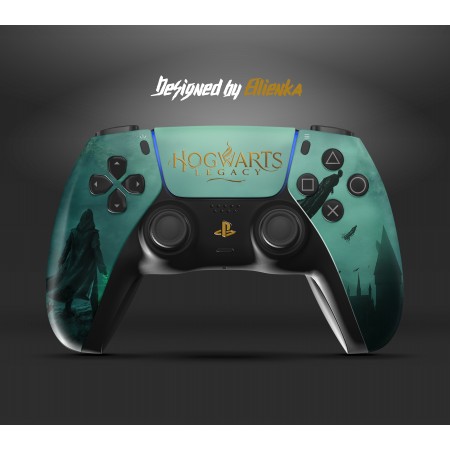 Ovladač s motivem Hogwarts Legacy