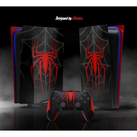 Design krytu konzole PS5 s motivem Spiderman