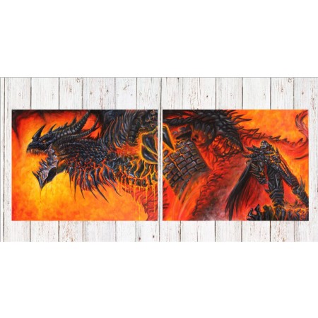 Tištěná kopie Deathwing, 30x80cm