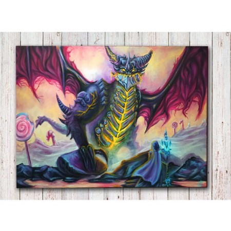 Tištěná kopie, Deathwing, World of Warcraft, A3