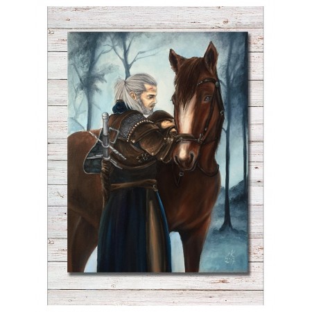 Tištěná kopie, Geralt a Klepna, Zaklínač, A3