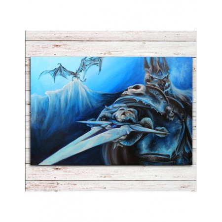 Tištěná kopie Lich King, A3
