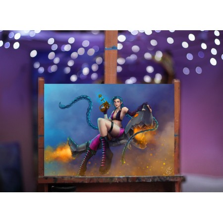 Tištěná kopie, Jinx, League of Legends, A3