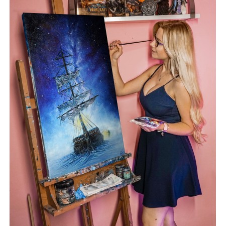 Olejomalba, Ledová Závěj, 40x70cm