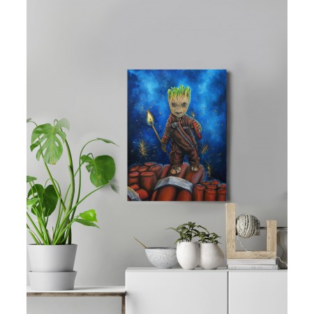 Tisk na plátně, Groot 30x40cm