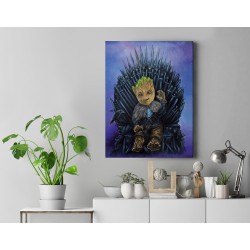Tisk na plátně, Game of Groot, 30x40cm