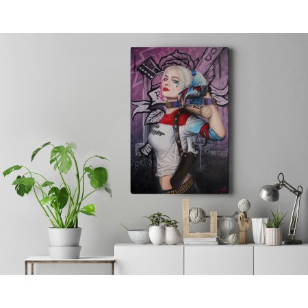 Tisk na plátně, Harley Quinn