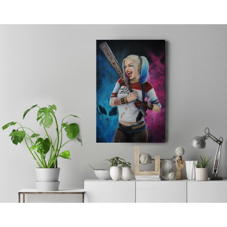 Tisk na plátně, Harley Quinn