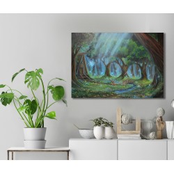 Tisk na plátně, Soul of the Forrest, 30x40cm