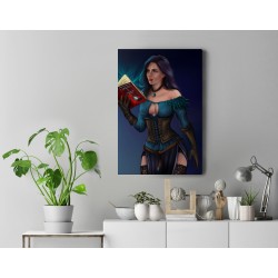 Tisk na plátně, Yennefer, Zaklínač, 30x40cm