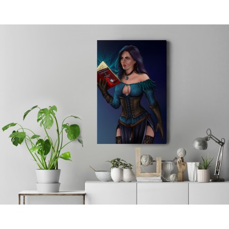 Tisk na plátně, Yennefer, Zaklínač, 30x40cm