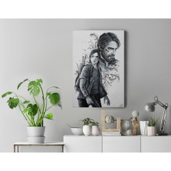 Tisk na plátně, Ellie and Joel, The Last of Us