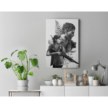Tisk na plátně, Ellie and Joel, The Last of Us