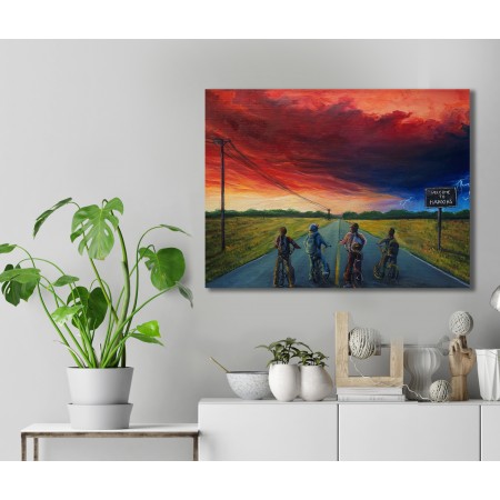 Tisk na plátně, Stranger Things, 30x40cm