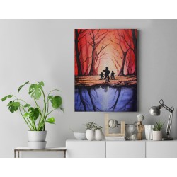 Tisk na plátně, Stranger Things, 30x40cm