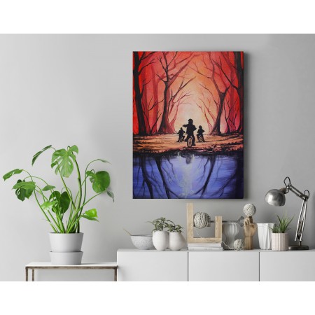 Tisk na plátně, Stranger Things, 30x40cm