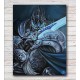 Tisk na plátně, Lich King 30x40cm