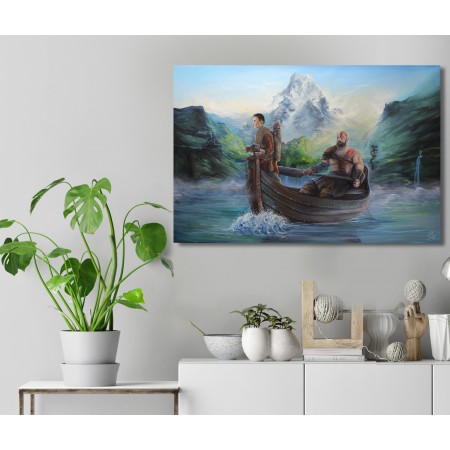 Tisk na plátně, God Of War